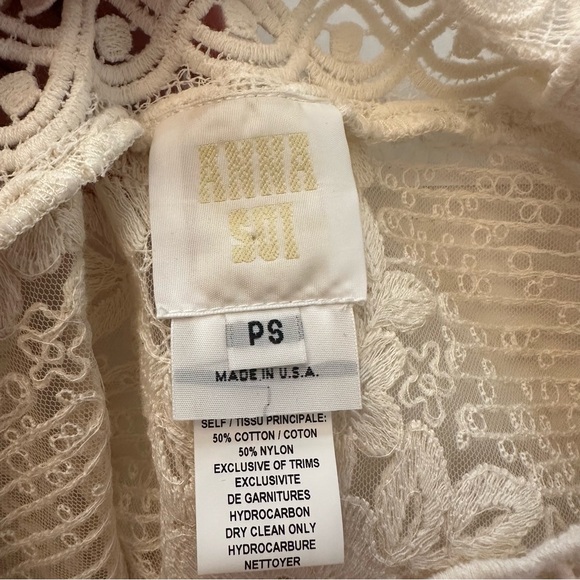 Anna Sui Flowering fields lace kaftan/dress- Size PS - Picture 6 of 6